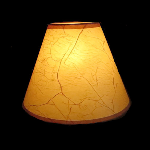 CRACKLED (NO LACE) LAMP SHADES