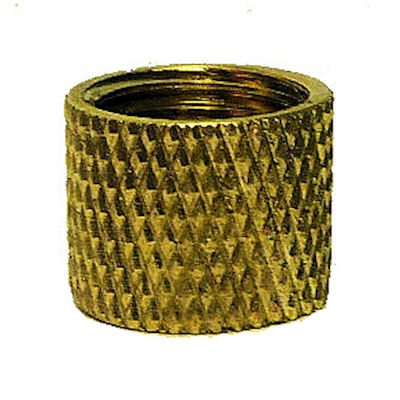 UNFIN BRASS KNURLED COUPLING