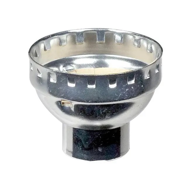 NICKEL-PLATED CAP LARGE HOLE 1/4 IPS