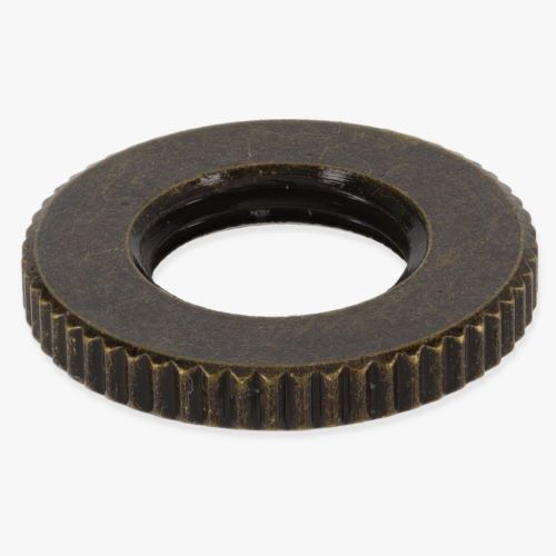 3/4" ROUND ANTIQUE BRASS LOCKNUT