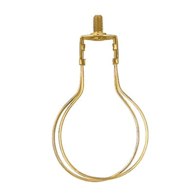 A-CLIP BRASS-PLATED SHADE ADAPTER