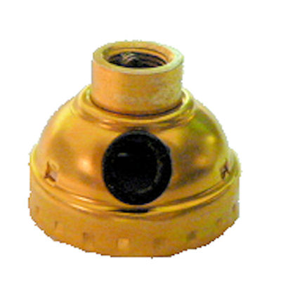 BRASS-PLATED SIDE HOLE CAP