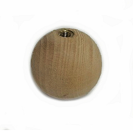 1 1/2" UNFINISHED WOOD BALL